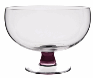 DARTINGTON CRYSTAL AURA MULBERRY SERVING BOWL